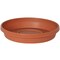 Bloem Terra 14.75" Resin Saucer, Terra Cotta – Durable Round Flowerpot Tray, Matte, In-Outdoor Gardening Accessory For 16" Planter (Sold Separately)